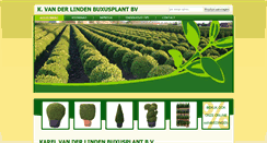 Desktop Screenshot of buxusplant.nl